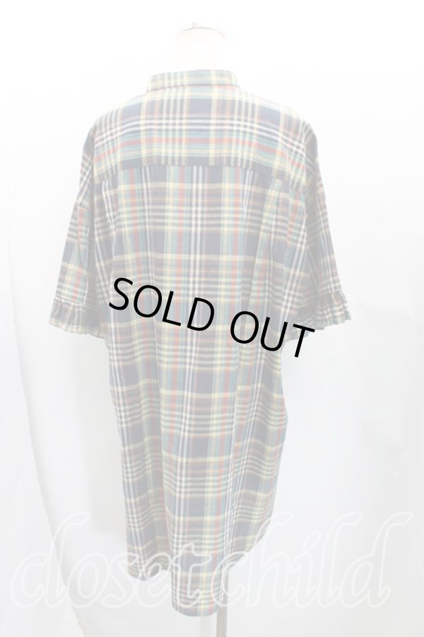 画像2: ヴィヴィアンウエストウッド 中古 / ビブハートタータンチェックシャツワンピース 00(ワンサイズ) 黄色  H-25-11-02-010-op-IN-ZH (2)