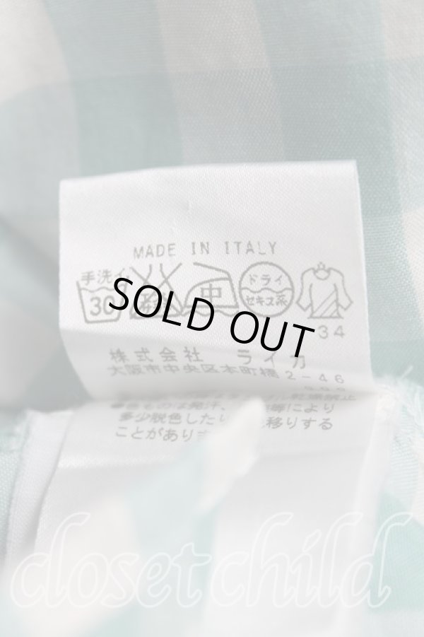 画像5: ヴィヴィアンウエストウッド MAN 中古 / ギンガムチェックドランクンシャツ II(9号相当） 緑  H-25-11-02-012-bl-OD-ZH (5)