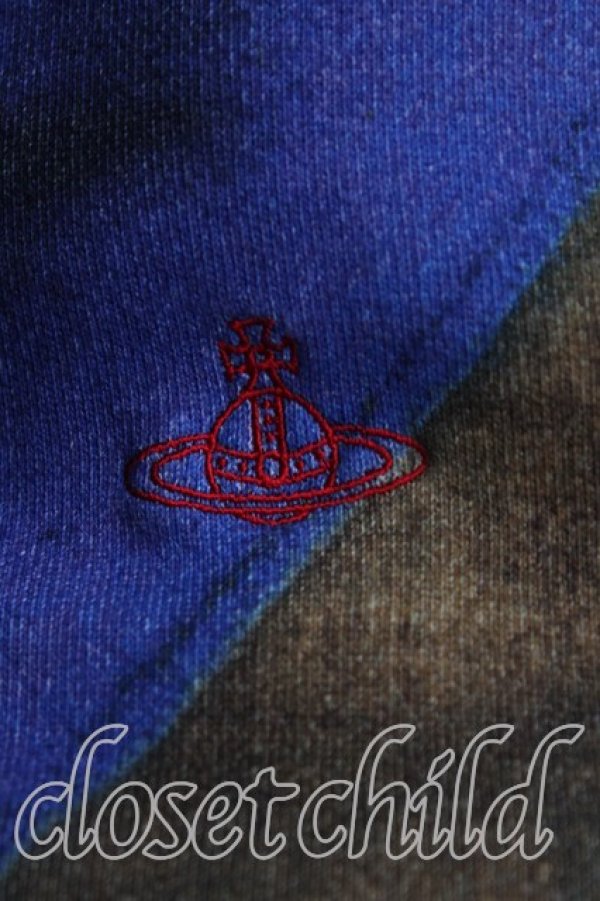 画像6: ヴィヴィアンウエストウッド 中古 / ユニオンジャックスウェット OS 赤×青  H-25-11-02-013-to-IN-ZH (6)