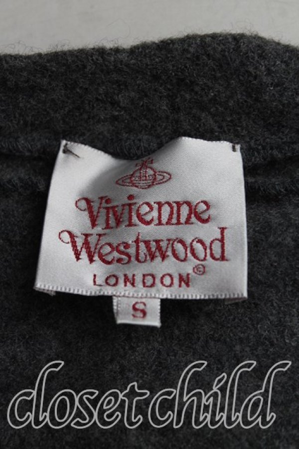画像3: ヴィヴィアンウエストウッド 中古 / クロックptアナーキーニット S 灰  H-25-11-02-015-to-OD-ZH (3)