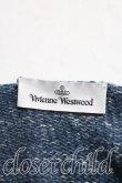 画像3: ヴィヴィアンウエストウッド 中古 / ボーダー変形カーディガン M 青x黒  H-25-11-02-016-to-OD-ZH (3)