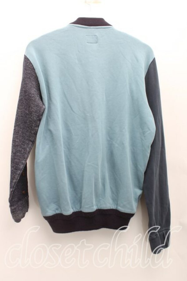 画像2: ヴィヴィアンウエストウッド MAN 中古 / 切替スウェットトップス S 紺x水色x青  H-25-11-02-017-to-OD-ZH (2)