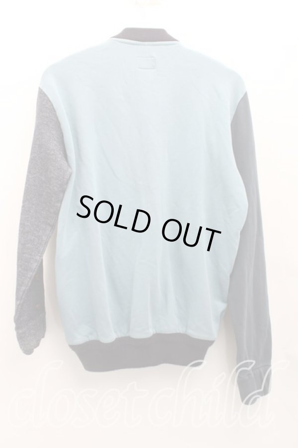 画像2: ヴィヴィアンウエストウッド MAN 中古 / 切替スウェットトップス S 紺ｘ水色ｘ青  H-25-11-02-017-to-OD-ZH (2)