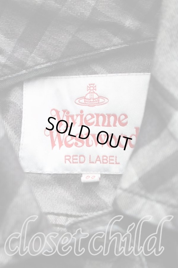 画像3: ヴィヴィアンウエストウッド 中古 / タータンチェックデニムジャケット 00（ワンサイズ） インディゴ  H-25-11-02-002-jc-OD-ZH (3)