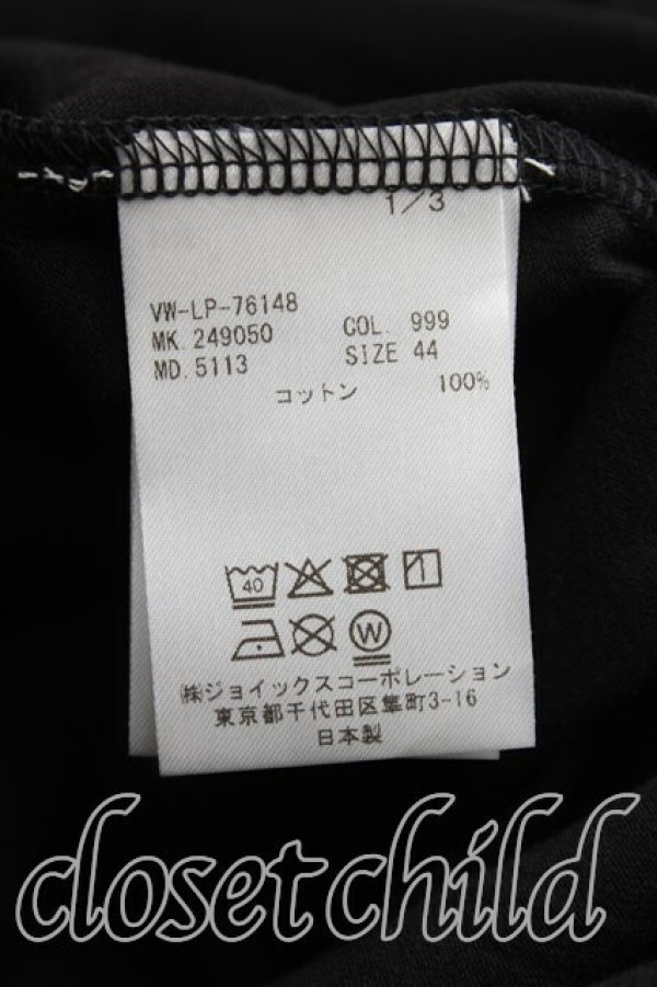 画像4: ヴィヴィアンウエストウッド MAN 中古 / オーブ&アシメハート刺繍Tシャツ 44(メンズS相当) 黒  H-25-11-02-019-ts-IN-ZH (4)
