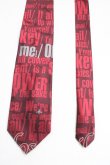 画像2: ヴィヴィアンウエストウッド MAN 中古 / メッセージptネクタイ  ボルドー  H-25-11-09-027-gd-OD-ZH (2)