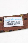 画像3: ヴィヴィアンウエストウッド MAN 中古 / オーブ刺繍ブロックチェックネクタイ  茶  H-25-11-09-030-gd-OD-ZH (3)