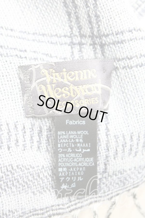 画像3: ヴィヴィアンウエストウッド 中古 / スターオーブマフラー  紺  H-25-11-09-034-gd-OD-ZH (3)