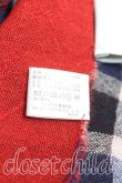 画像3: ヴィヴィアンウエストウッド 中古 / タータンチェック大判ストール  紺×赤  H-25-11-09-041-gd-IN-ZH (3)