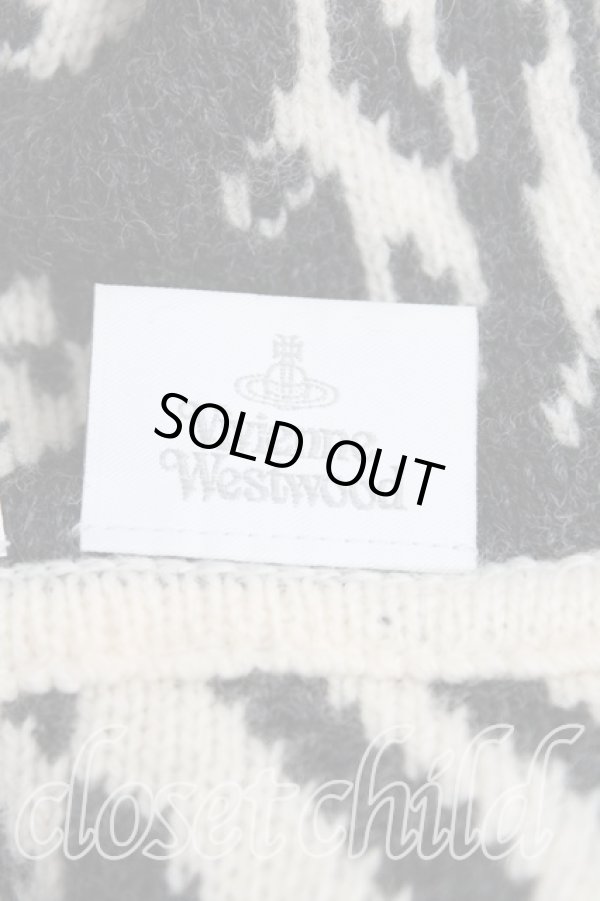 画像3: ヴィヴィアンウエストウッド 中古 / ブロケードフラワースヌード  黒ｘ生成  H-25-11-09-044-gd-OD-ZH (3)