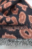 画像3: ヴィヴィアンウエストウッド MAN 中古 / レオパード柄マフラー  茶  H-25-11-09-050-gd-OD-ZH (3)