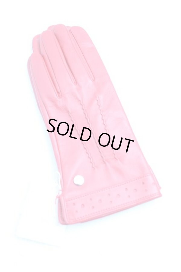 画像2: ヴィヴィアンウエストウッド 中古 / ラムレザーグローブ  赤  H-25-11-09-058-gd-IN-ZH (2)