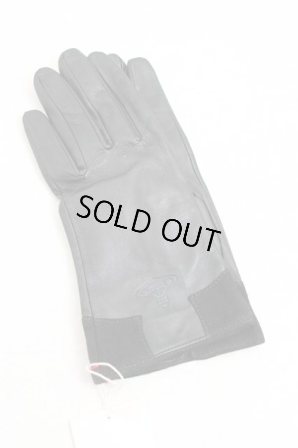 画像2: ヴィヴィアンウエストウッド 中古 / ラムレザーグローブ  黒  H-25-11-09-059-gd-IN-ZH (2)