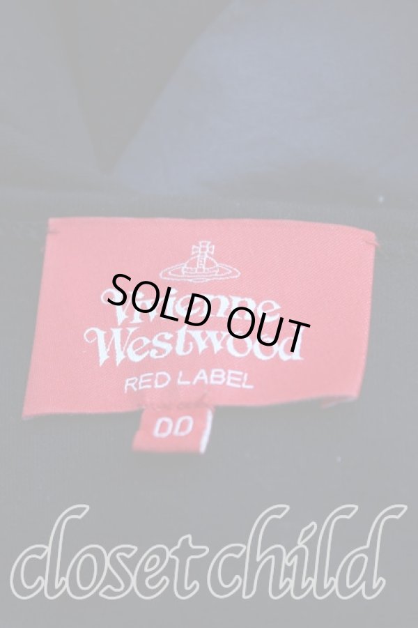 画像3: ヴィヴィアンウエストウッド 中古 / レクタングルブロッキングTシャツワンピース 00（ワンサイズ） 黒  H-25-11-09-061-op-OD-ZH (3)