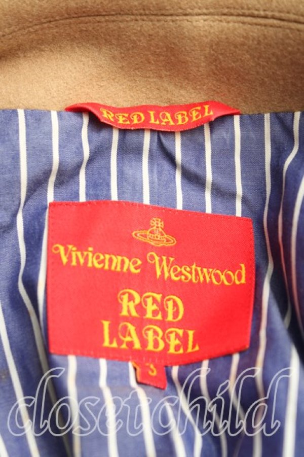 画像3: ヴィヴィアンウエストウッド 中古 / Pコート 3（11号相当） キャメル  H-25-11-09-062-co-OD-ZH (3)