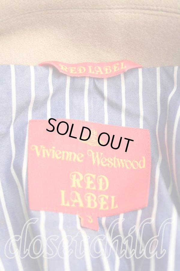 画像3: ヴィヴィアンウエストウッド 中古 / Pコート 3（11号相当） キャメル  H-25-11-09-062-co-OD-ZH (3)