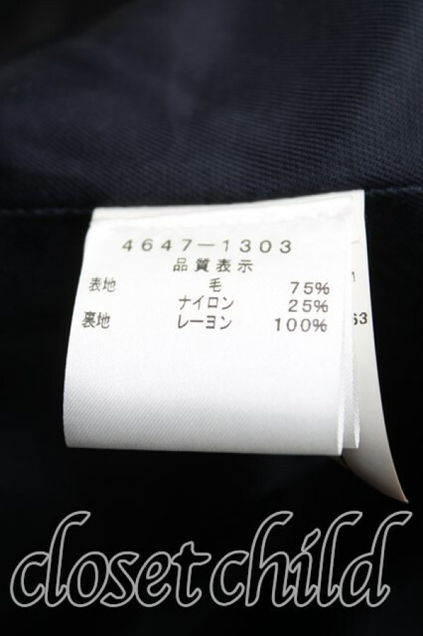 画像4: ヴィヴィアンウエストウッド MAN 中古 / ストライプフロントアシメコート 46(メンズM相当) 黒×紫  H-25-11-09-063-co-IN-ZH (4)