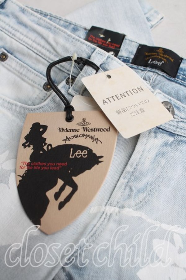 画像5: ヴィヴィアンウエストウッド Anglomania and Lee 中古 / SLIM JEAN W26 インディゴ  H-25-11-09-064-pa-IN-ZH (5)