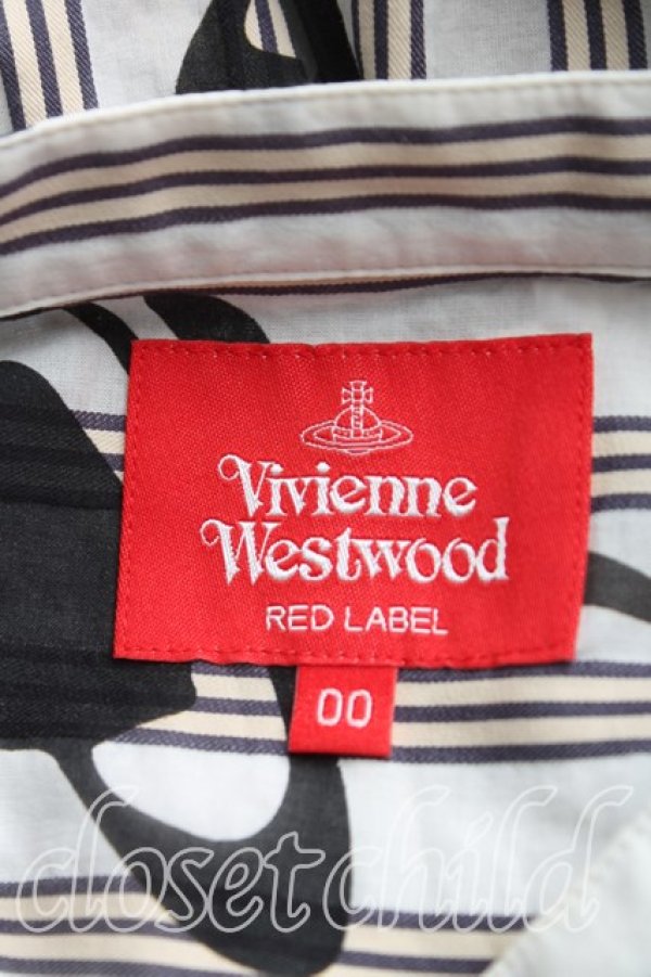 画像3: ヴィヴィアンウエストウッド 中古 / スラッシュオーブシャツ 00（ワンサイズ） 黒  H-25-11-09-066-bl-OD-ZH (3)