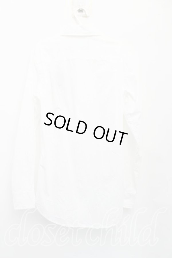 画像2: ヴィヴィアンウエストウッド MAN 中古 / ローズ刺繍シャツ 44(メンズS相当) 白  H-25-11-09-068-bl-IN-ZH (2)