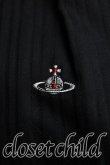 画像6: ヴィヴィアンウエストウッド 中古 / 単色オーブ刺繍ラウンドカラーシャツ 03（11号相当） 黒  H-25-11-09-069-bl-OD-ZH (6)