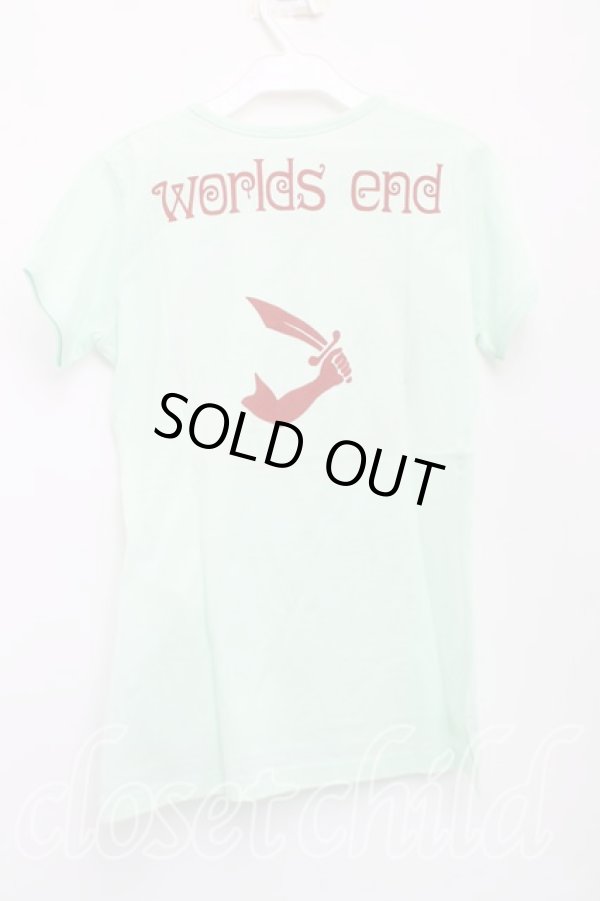 画像2: ヴィヴィアンウエストウッド 中古 / クロックptTシャツ S ミントグリーン  H-25-11-09-070-ts-IN-ZH (2)