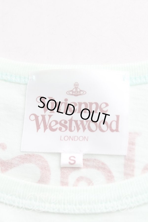 画像3: ヴィヴィアンウエストウッド 中古 / クロックptTシャツ S ミントグリーン  H-25-11-09-070-ts-IN-ZH (3)