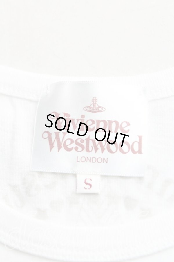 画像3: ヴィヴィアンウエストウッド 中古 / 箔ptTシャツ S 白  H-25-11-09-071-ts-IN-ZH (3)