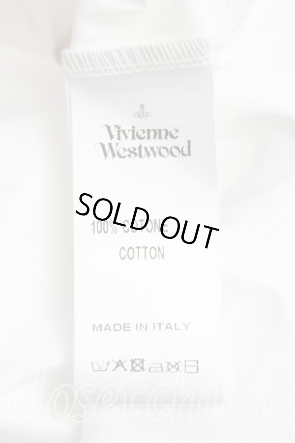 画像4: ヴィヴィアンウエストウッド 中古 / 箔ptTシャツ S 白  H-25-11-09-071-ts-IN-ZH (4)