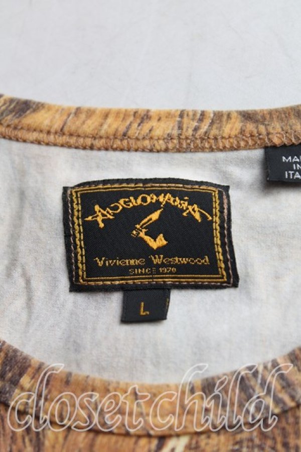 画像3: ANGLOMANIA 中古 / ヘア柄Tシャツ L 茶  H-25-11-09-072-ts-IN-ZH (3)