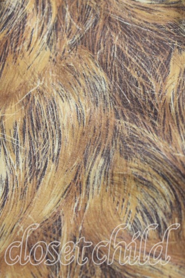 画像5: ANGLOMANIA 中古 / ヘア柄Tシャツ L 茶  H-25-11-09-072-ts-IN-ZH (5)