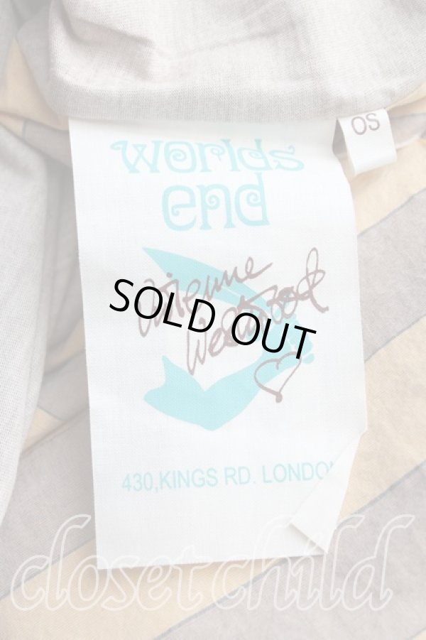 画像3: Worlds End 中古 / スクエアTシャツ OS 茶  H-25-11-09-073-ts-IN-ZH (3)