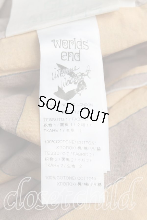 画像4: Worlds End 中古 / スクエアTシャツ OS 茶  H-25-11-09-073-ts-IN-ZH (4)