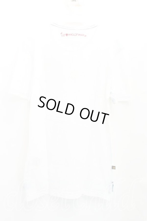 画像2: ヴィヴィアンウエストウッド Anglomania and Lee 中古 / フラワーptTシャツ M 白  H-25-11-09-074-ts-IN-ZH (2)