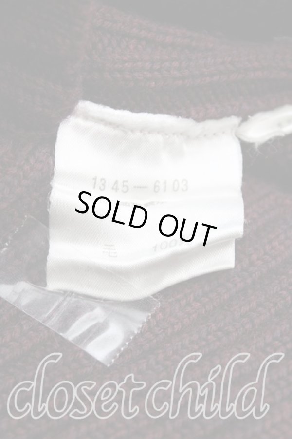 画像3: ヴィヴィアンウエストウッド 中古 / リブニットカーディガン  茶  H-25-11-09-075-to-OD-ZH (3)