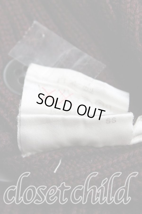 画像4: ヴィヴィアンウエストウッド 中古 / リブニットカーディガン  茶  H-25-11-09-075-to-OD-ZH (4)