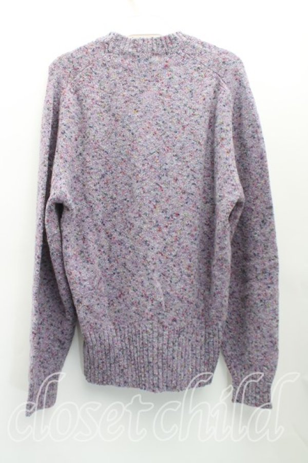 画像2: ヴィヴィアンウエストウッド MAN 中古 / カラーオーブ刺繍ニット S 紫  H-25-11-09-079-to-IN-ZH (2)