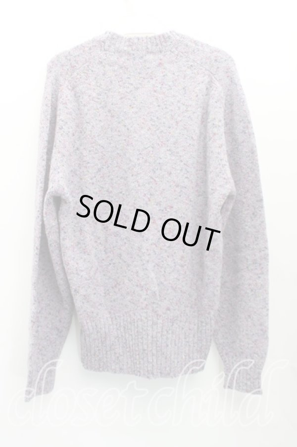 画像2: ヴィヴィアンウエストウッド MAN 中古 / カラーオーブ刺繍ニット S 紫  H-25-11-09-079-to-IN-ZH (2)