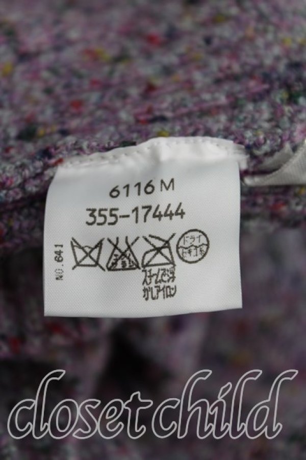 画像4: ヴィヴィアンウエストウッド MAN 中古 / カラーオーブ刺繍ニット S 紫  H-25-11-09-079-to-IN-ZH (4)