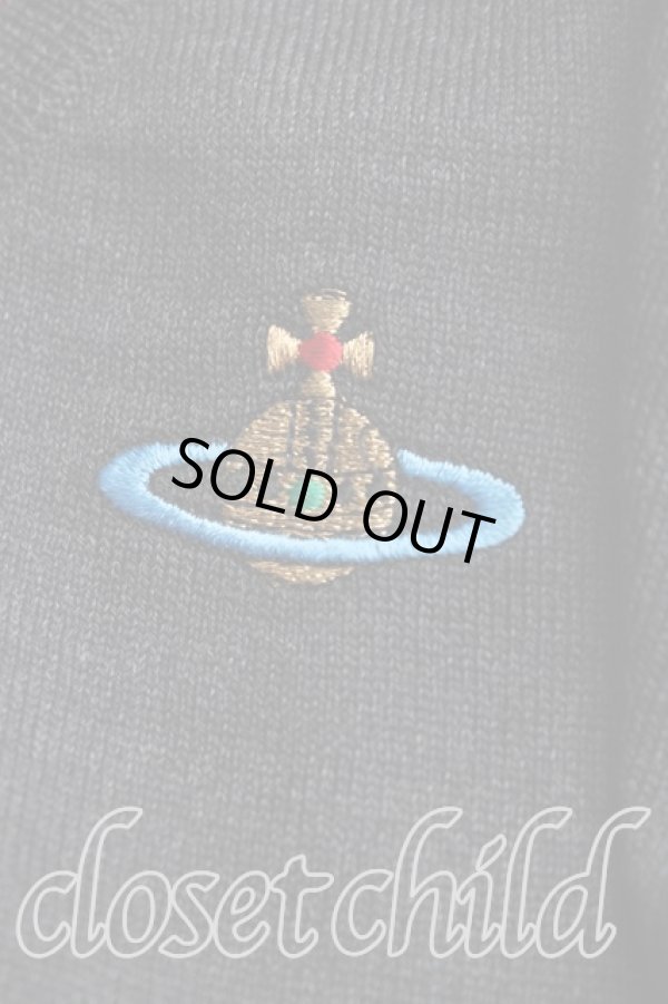 画像6: ヴィヴィアンウエストウッド 中古 / カラーオーブ刺繍ニットベスト I(7号相当) 灰  H-25-11-09-081-to-IN-ZH (6)