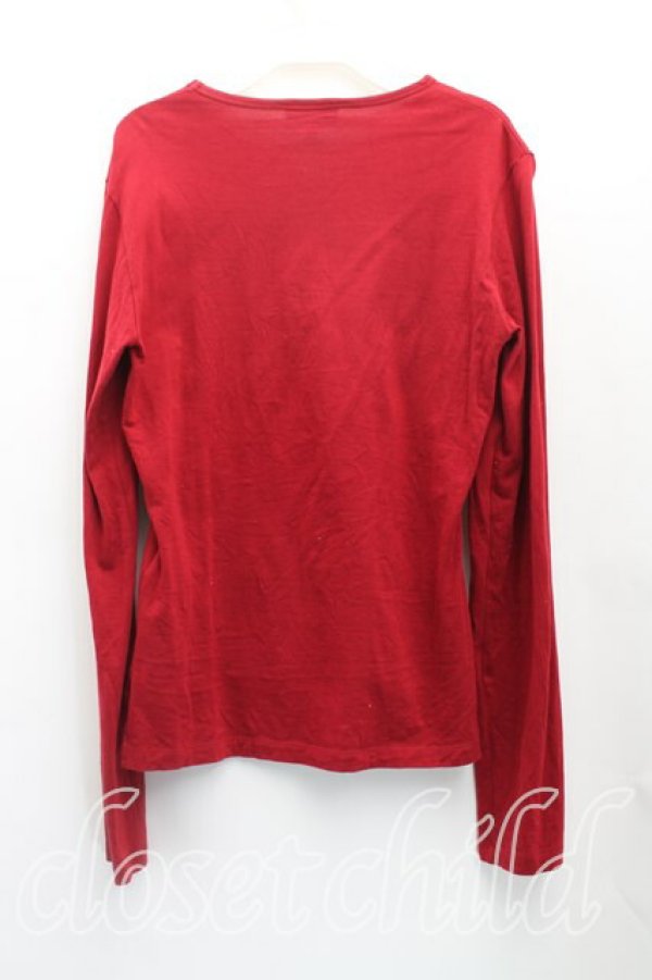 画像2: ヴィヴィアンウエストウッド MAN 中古 / T.F.T.Lptカットソー 44(メンズS相当) 赤  H-25-11-09-083-to-IN-ZH (2)