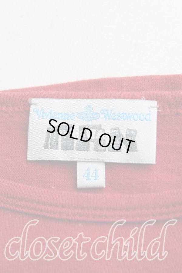 画像3: ヴィヴィアンウエストウッド MAN 中古 / T.F.T.Lptカットソー 44(メンズS相当) 赤  H-25-11-09-083-to-IN-ZH (3)