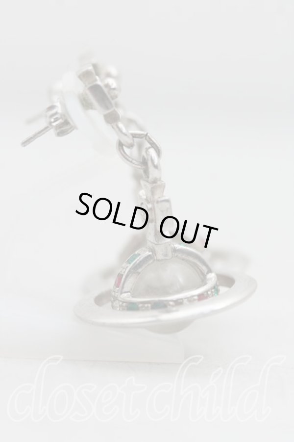 画像3: ヴィヴィアンウエストウッド 中古 / タイニーオーブピアス  シルバー  H-25-11-09-007-er-OD-ZH (3)