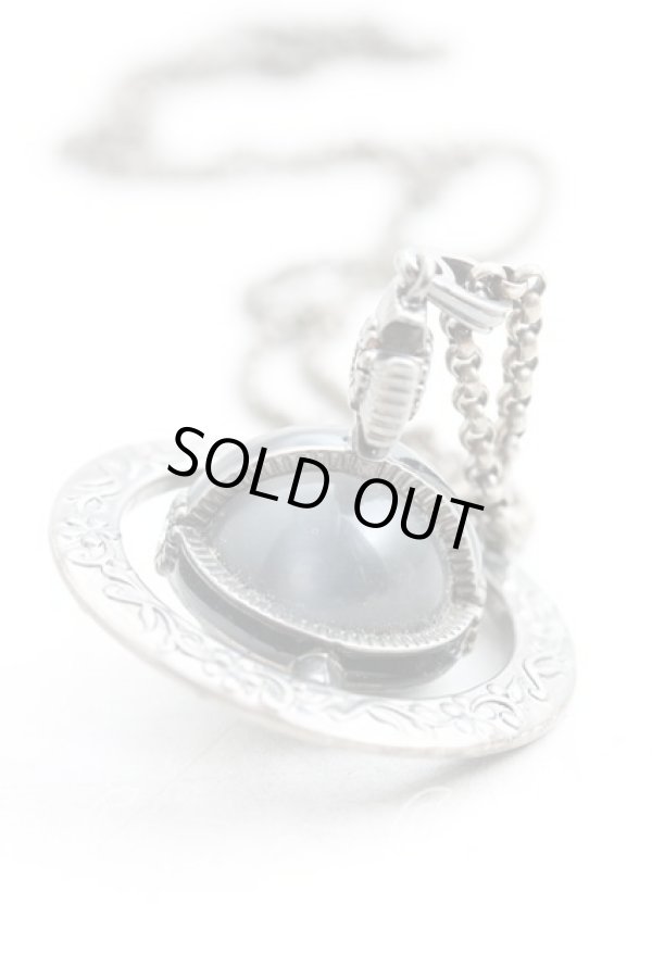 画像2: ヴィヴィアンウエストウッド 中古 / オーナメンタルオーブネックレス  ガンメタ  H-25-11-09-008-nl-OD-ZH (2)