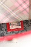 画像4: ヴィヴィアンウエストウッド 中古 / transparent tartan tote bag S  赤  H-25-11-09-001-ba-IN-ZH (4)