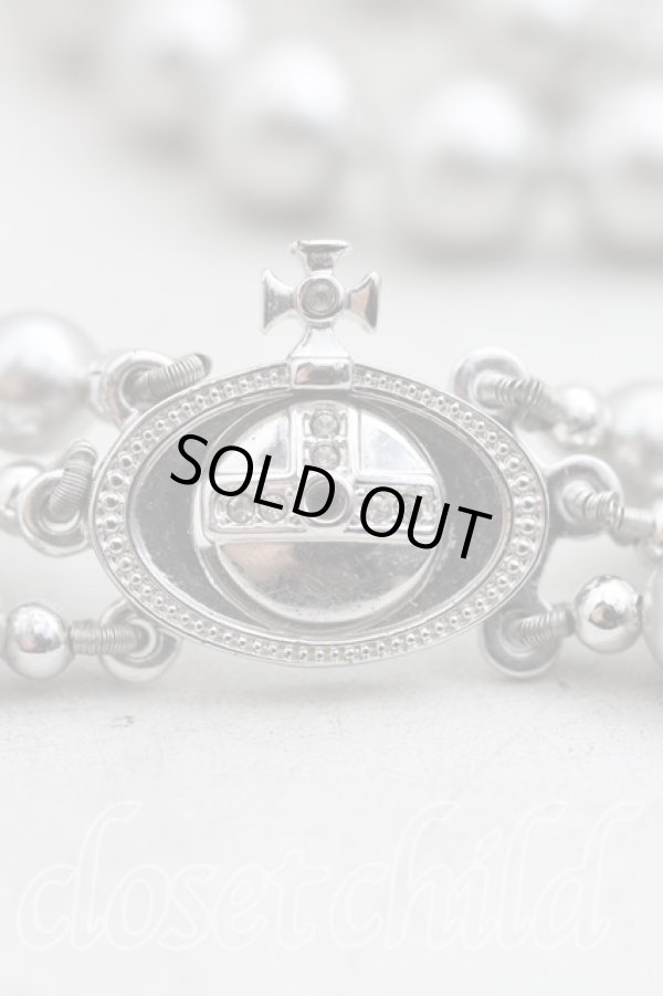 画像4: ヴィヴィアンウエストウッド 中古 / ブロークンパールチョーカー  シルバー  H-25-11-09-009-nl-OD-ZH (4)