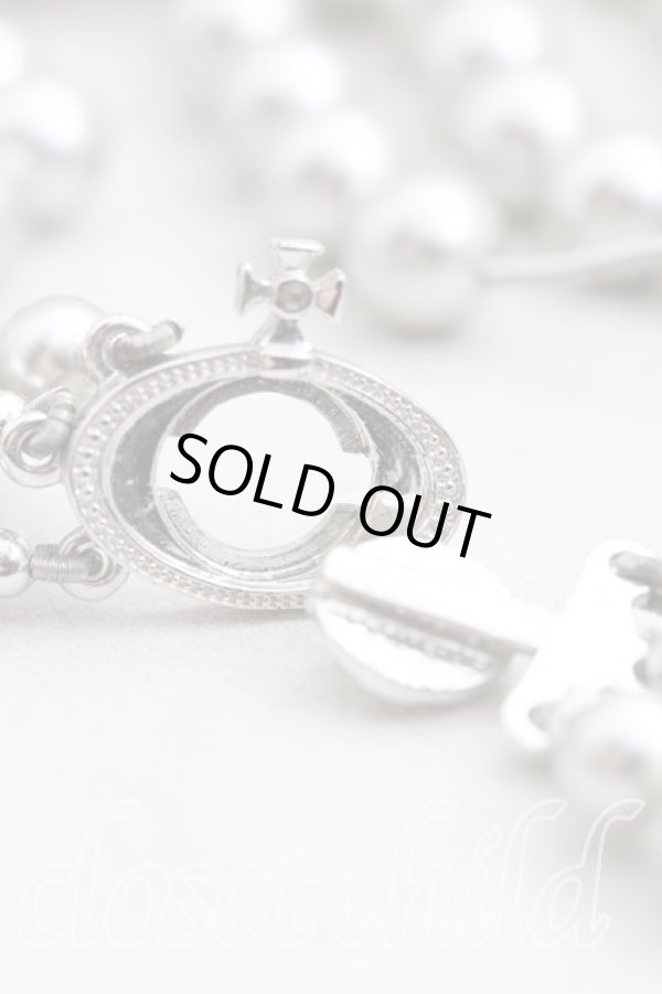 画像5: ヴィヴィアンウエストウッド 中古 / ブロークンパールチョーカー  シルバー  H-25-11-09-009-nl-OD-ZH (5)