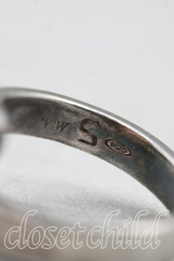 画像5: ヴィヴィアンウエストウッド 中古 / ドロップリング S(10号相当） シルバー  H-25-11-09-011-rg-OD-ZH (5)