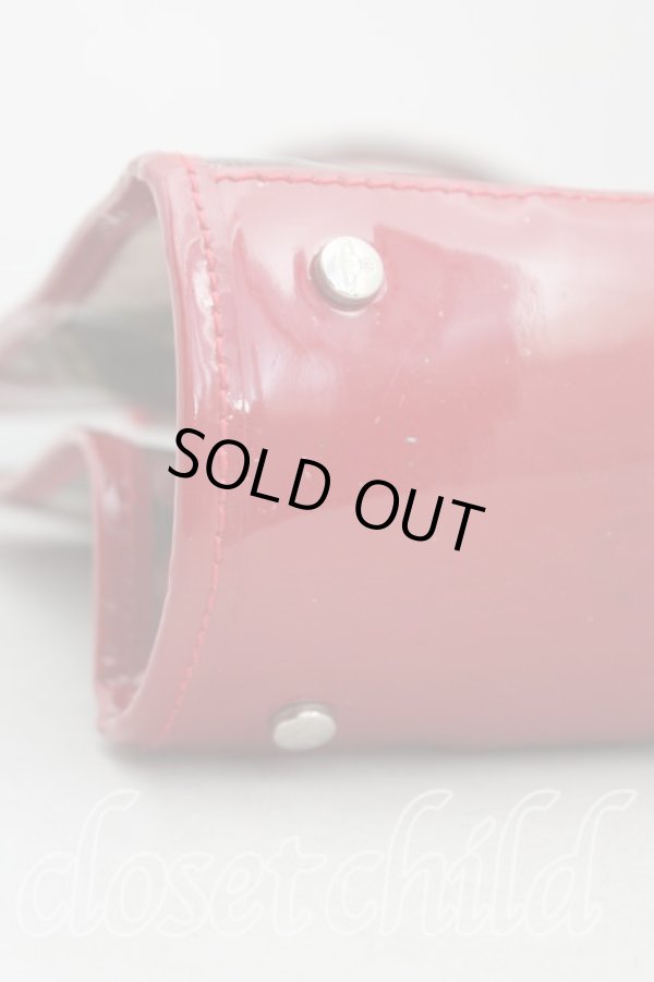 画像6: ヴィヴィアンウエストウッド 中古 / transparent tartan tote bag S  赤  H-25-11-09-001-ba-IN-ZH (6)