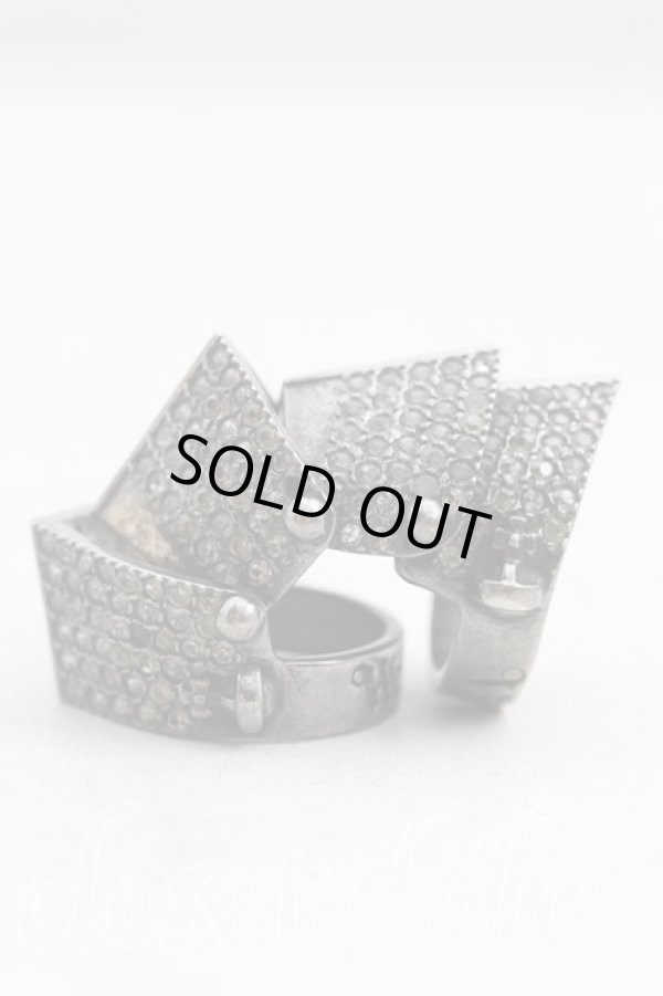 画像2: ヴィヴィアンウエストウッド 中古 / ディアマンテアーマーリング M(12号相当） ガンメタ  H-25-11-09-012-rg-OD-ZH (2)